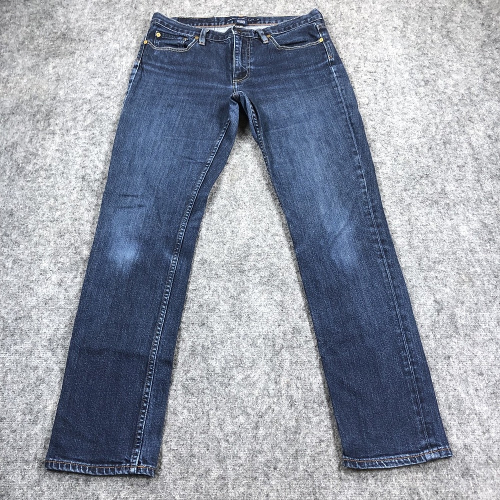 Ralph Lauren Sport Thompson 650 Jeans Womens 30 Slim Straight Embroidered Denim